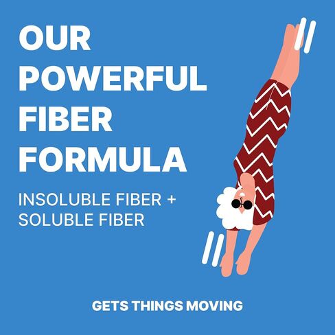 Poop Like A Champion Ultra High Fiber Cereal - Non GMO - Fiber Supplement - Corn Bran | Breakfast Essentials with Soluble Fiber, Insoluble Fiber & Psyllium Husk Powder in Kuwait