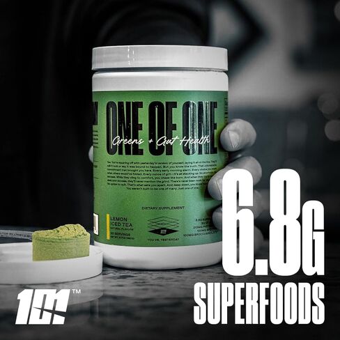 واحد من بودرة الخضراء والغوت - Superfood Greens مع البريبايوتيك ، والبروبيوتيك والإنزيمات الهضمية لصحة الأمعاء ، والمناعة والطاقة ، لا محليات اصطناعية - التوت المختلط ، 30 خدمة in Kuwait