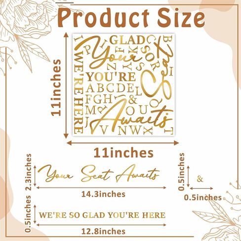 Wooden Welcome to Our Wedding Signs Colorable Wedding Mirror Stickers for Reception Display Rustic Weddings Party Decoration Backdrop Supplies Marriage Lettering for Ceremony Balloon Arch Photo Prop in Saudi Arabia