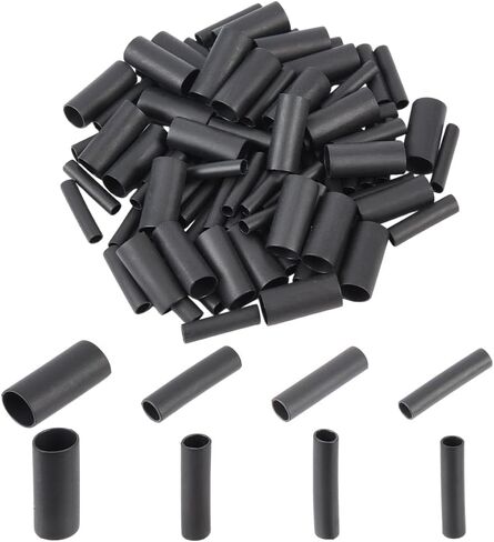Nbeads 120 PCS نصائح حاشية Pastic ، 4 أحجام Paracord Caps سدان الحاشية. in Saudi Arabia