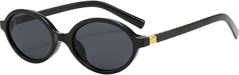 Retro Oval Sunglasses for Women Men Trendy Small 90s Sun Glasses Vintage Round Designer Sunnies in Saudi Arabia