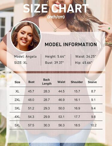 Tanst Sky Women's Plus Size Casual Tunic Tops Square Neck Short Sleeve Shirts Lightweight Pleated Blouses XL-5XL in Kuwait