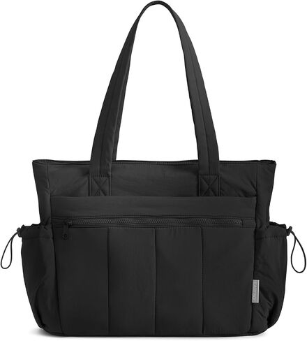 Tote Bag for Women, Lightweight Large Puffer Bag, Quilted Shoulder Purses Handbags for Travel Work in Saudi Arabia