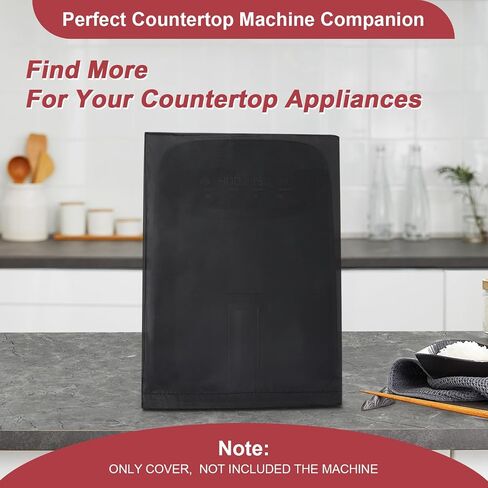 Waterproof Air Fryer Cover for 10-26 Quart Extra Large Instant Pot Toaster Oven Electric Pressure Cooker Rice Cooker, Countertop Appliances Dust Cover, Black in Saudi Arabia