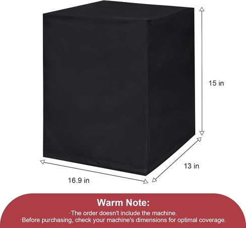 Waterproof Air Fryer Cover for 10-26 Quart Extra Large Instant Pot Toaster Oven Electric Pressure Cooker Rice Cooker, Countertop Appliances Dust Cover, Black in Saudi Arabia