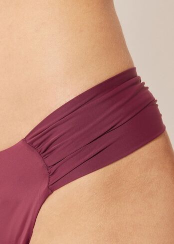Woman's Draped Brazilian Swimsuit Bottom Indonesia in Kuwait
