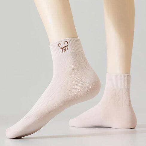 YQHMT Womens Cotton Custal Crew Socks رفيعة رفيعة الراحة الجوارب اللباس التنفسي للنساء الهدايا in Kuwait