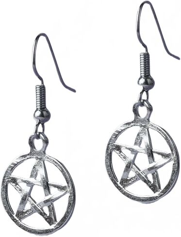 Triple Moon Earrings Symbol of Moon Goddess Hecate, Triple Moon Witchy Jewelry for Women, Triple Goddess Moon Charm Earrings with Hecate Pendant, Triple Moon Goddess Hecate Symbol in Saudi Arabia