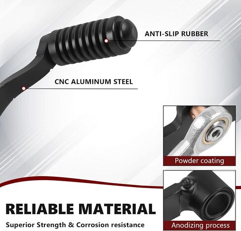إكسسوارات الدراجات النارية في دواسة الترس في رافعة الترس في ياماها MT-07 MT07 FZ-07 FZ07 XSR700 2021-2024 (أسود) in Kuwait