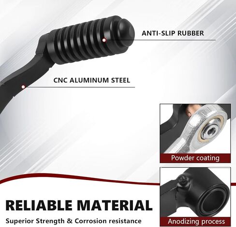 Gear Shift Lever Shifter Foot Pedal Motorcycle Accessories Replacement for Yamaha MT-07 MT07 FZ-07 FZ07 XSR700 2021-2024 (Black) in Kuwait