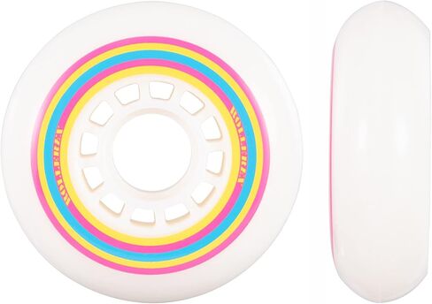 Lollipop Boardwalk Inline Skate Wheels (8-Pack with Bearings, Spacers and Washers) (Various Size Options Available) in Saudi Arabia