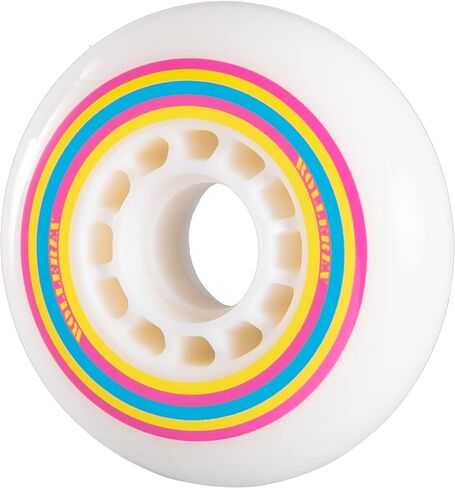 Lollipop Boardwalk Inline Skate Wheels (8-Pack with Bearings, Spacers and Washers) (Various Size Options Available) in Saudi Arabia