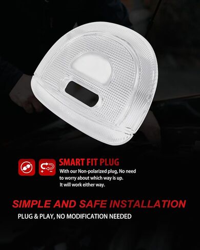 1 piece Overhead Dome Map Light Cover Dome Ceiling Light Clear Lens Cargo Dome Light Lens For Ford F150 YF1Z-13783-CA in Saudi Arabia