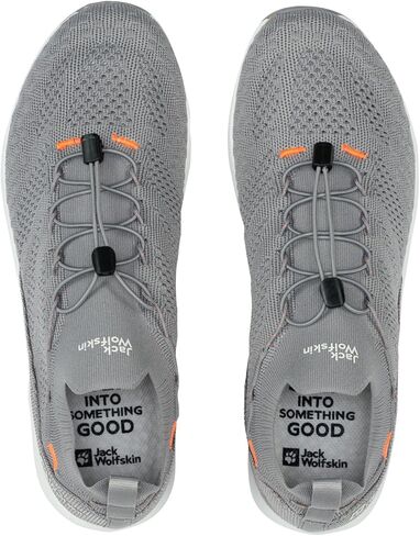 Jack Wolfskin Men's Spirit Knit Low M Backpacking Boot, Phantom, 9.5 in Kuwait