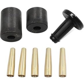 8 - قطعة تثبيت ختم الحاقن (160/250/330/408/430) - متوافقة مع Lisle 34720 - يحل محل أختام Teflon الفردية والمزدوجة في حقن الوقود للمحركات المختومة