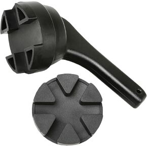3 Piece Gas Cap Tool Set, Black, 8"