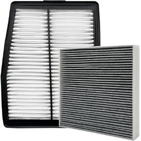 Filter Cabin and Engine Air Filter يناسب Santa Fe Hybrid 2021-2024 ، Sonata Hybrid 2020-24 ، Tucson Hybrid 2022-24 ، Sorento Hybrid 2021-24 ، Sportage Hybrid 2023-24 ، Fits 97133L1000 ، 28113-L5100
