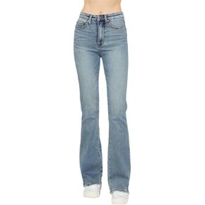 Judy Blue Tummy Control Embroidered Back Pocket Bootcut Jeans (Multiple Inseam Options)
