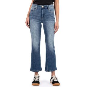 KUT from the Kloth Women's Kelsey High-Rise Fab Ab Ankle Flare Regular Hem in Miracles