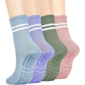 جوارب Grip Pilates للنساء غير المنزلق الجوارب اليوغا مفتوحة الجوارب الرياضية لبارز Barre Barefoot Hospital