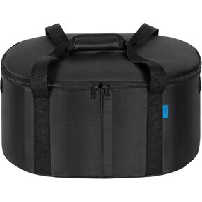 Portable Slow Cooker Travel Bag, Isulated Carrier Case Tote for 4-8 Quart Crock Carrier Compatible with Else Brands, Internal Mesh Net Holds Pot in Place, For Travel, Outdoor, Picnic