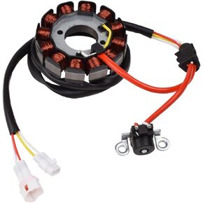 5TG-81410-01-00 Magneto Stator Coil Compatible with Yamaha YFZ 450 YFZ450 2004-2009 2012-2013 Replace# 5TG-81410-00-00 5TG-81410-02-00 5TG-81410-03-00
