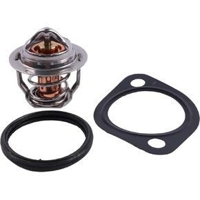 82°C Thermostat with Gasket 1E401-73010 1E401-73012 15321-73014 16221-73270 Compatible with Kubota V1505 V1702 V1902 V1305 V2203 D1005 D1105 D782 L225 L225DT L285 L275 L345 L3400DT L3400F