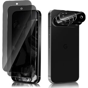 for Google Pixel 9 Pro XL Privacy Screen Protector, 9H Hardness Tempered Glass Protective Film [2+2 Pack] Camera Lens Protector [Full Coverage] [Anti-Spy] [Scratch-Resistant] for Google Pixel 9 Pro XL in Kuwait