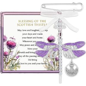 Thistle Wedding Scottish Thistle Purple Thistle GiftWedding Pin Scottish Blessing Wedding souvenirs Gifts For a Scottish Bride