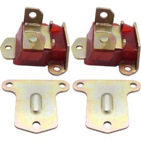 1 Pair Red Polyurethane Motor Engine Mounts Bracket for Small & Big Block Chevy SBC BBC 350