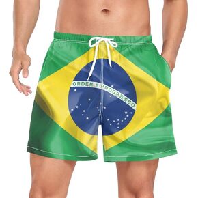 Patriot Flag Swim Trunks for Men Casual Shorts Swimwear Summer Beach Wear S-XXL