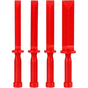 Mandark 4PCS Plastic Car Chisel Scraper Set, Non-Marring Vehicle Wheel Weight Remover Tool, Auto Paint Scraper Remover Tool Kit Accessories, Universal for Removing Debris, Adhesives, Film