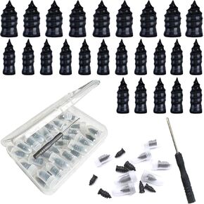 Scoryule 40 PCS إصلاح الإطارات الأظافر المطاطية ، إصلاح الإطارات مسامير المطاط ، أداة خدمة ذاتية الإطارات السريعة ، مناسبة للسيارة ، دراجة نارية ، جيب ، إصلاح ثقب الإطارات الكهرومابيل
