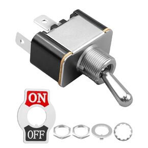 Replacement Golf Cart Electric Toggle Switch Fit for Yamaha G19/ G22/ G29 Electric Golf Cart, 2 Pin & On-Off Rocker Heavy Duty Switch, Tow Run Switch Replace Ju2-H2727-00-00