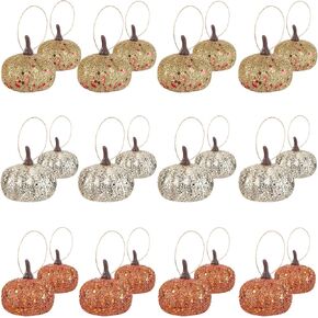SYHOBLE 24 PCS FARTGIVING HUPPKIN PUMITER PUPPKIN FAND MINI FOAM FOAM HACKINGERS DERICATION DERICATION DIRIANCIS