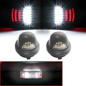 LEESOOT 2 PCS خطأ خالي من اللون الأحمر والأبيض LED LED LIGH