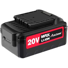 AVID POWER 4.0AH Battery - Only Compatible 1/2 Drive Impact Wrench ACIW338, ACIW326, ACIW326-Blue, Not Compatible Inflator or Drill