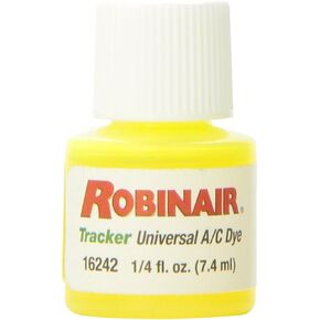 Robinair (16242) Tracker Universal A/C Fluorescent Dye - اثنا عشر 1/4 أوقية. زجاجات ، 12 طلب