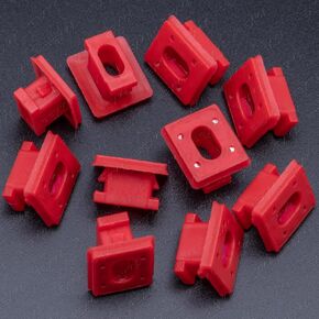 REXKA 10PCS مقاطع تقليم DASH INTORIOR من أجل BMW 51-45-8-266-814 51458266814 E46 E65 E66 E83N
