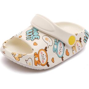 Lonsoen Kids Summer Clogs Boys Girls Slide Sandals Toddler Toddler Slippers Outdoor Slippers Children Beach Pool Shoes