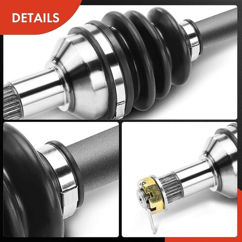 A -Premium CV Axle Goxbly Assembly - متوافق مع Arctic Cat 400 500 650 2005 ، 4x4 Automatic Side - Pront Right Side ، استبدل# 0502542 in Kuwait