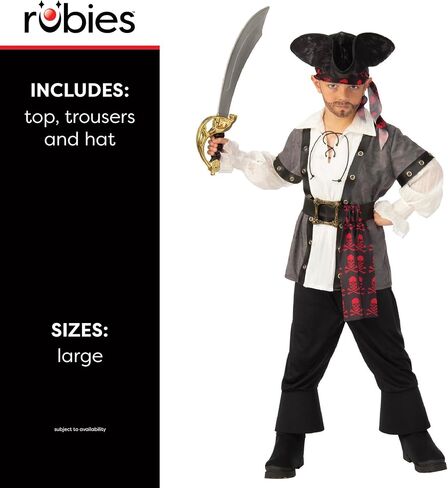 Rubie's Boys Opus Collection Pirate Boy Costumecostume in Kuwait