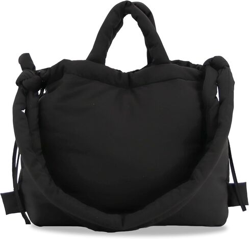 J World New York Quilted Puffer Bag for Women. تتحول حقيبة يد الكتف المنتفخة إلى حقيبة الظهر نفخة in Kuwait