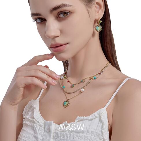 Vintage Sweet Bow Earrings - Geometric Heart-Shaped Dangle Earrings for Women - Stylish Women's Jewelry - M2964 in Saudi Arabia
