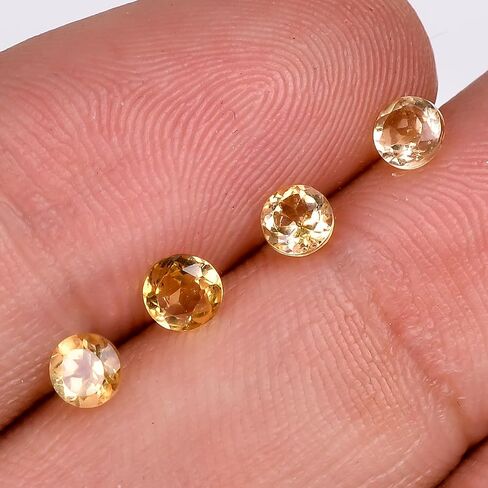 AURA GEMS Peridot Oval Shape Brilliant Cut, Peridot Loose Gemstone For Jewelry Making, Birthstone, Natural Green Peridot Bulk Gemstone Deal (4 Stone Pack, Brilliant Cut, 6x4 mm) in Saudi Arabia