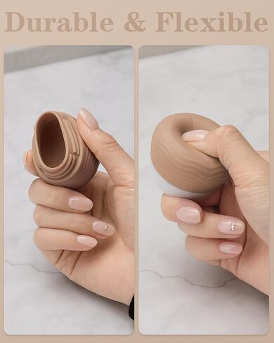 Travel Containers for Toiletries, Silicone Cream Jars, TSA Approved Travel Size Containers Creams, Leak-proof Essentials/Accessories with Lid for Cosmetic Face Body Cream(4 Pack) in Saudi Arabia