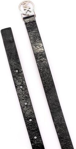 Michael Kors Women’s Logo Belt Beltny Skinny Belt ، ملحق الأزياء الأنيق للارتداء اليومي in Kuwait