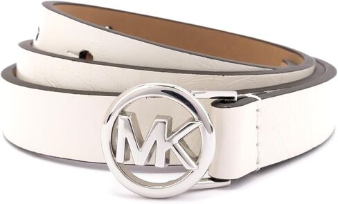 Michael Kors Women’s Logo Belt Beltny Skinny Belt ، ملحق الأزياء الأنيق للارتداء اليومي in Kuwait