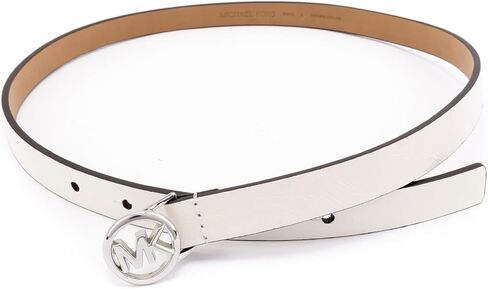 Michael Kors Women’s Logo Belt Beltny Skinny Belt ، ملحق الأزياء الأنيق للارتداء اليومي in Kuwait
