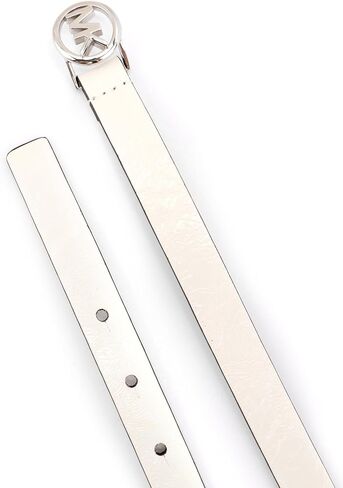 Michael Kors Women’s Logo Belt Beltny Skinny Belt ، ملحق الأزياء الأنيق للارتداء اليومي in Kuwait